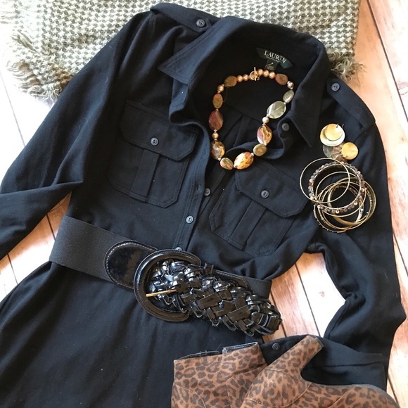 Ralph Lauren Dresses & Skirts - 😱💨🆕NWOT Ralph Lauren black shirt dress